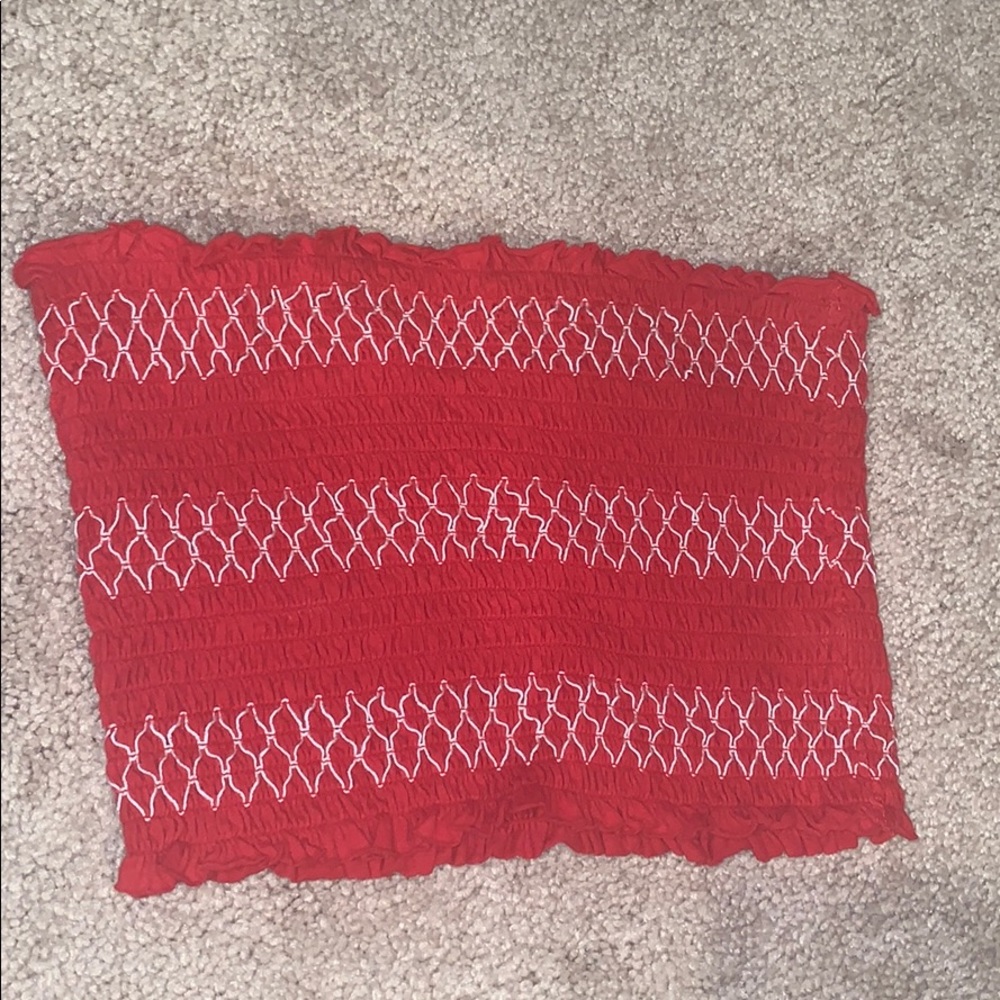 Garage Scrunched Tube Top